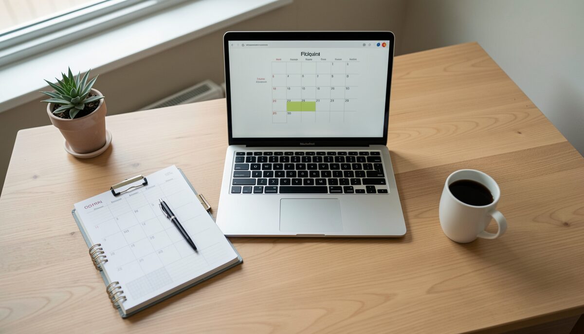A simple weekly planning setup that keeps small firms on top of delivery and cash flow. Illustrative image, generated with AI.
